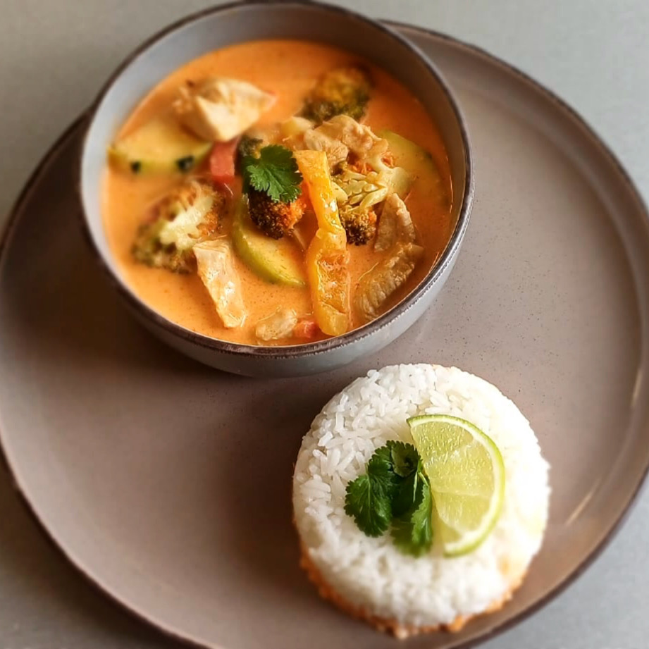 Hotová zdravá jídla - Red curry